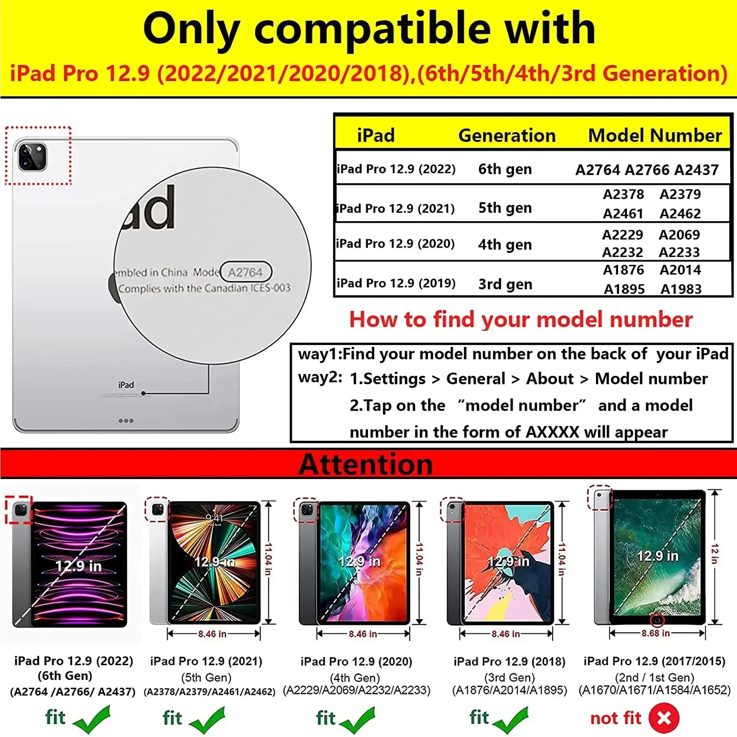 Premium PU Leather Flip Case Smart Cover