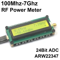 ARW22347 1Mhz-7.1Ghz RF Power Meter Broadband Signal Source Antenna Gain Detector 915M 1.5G 2.4G 5.2G 5.8G Ham Radio Amplifier 1