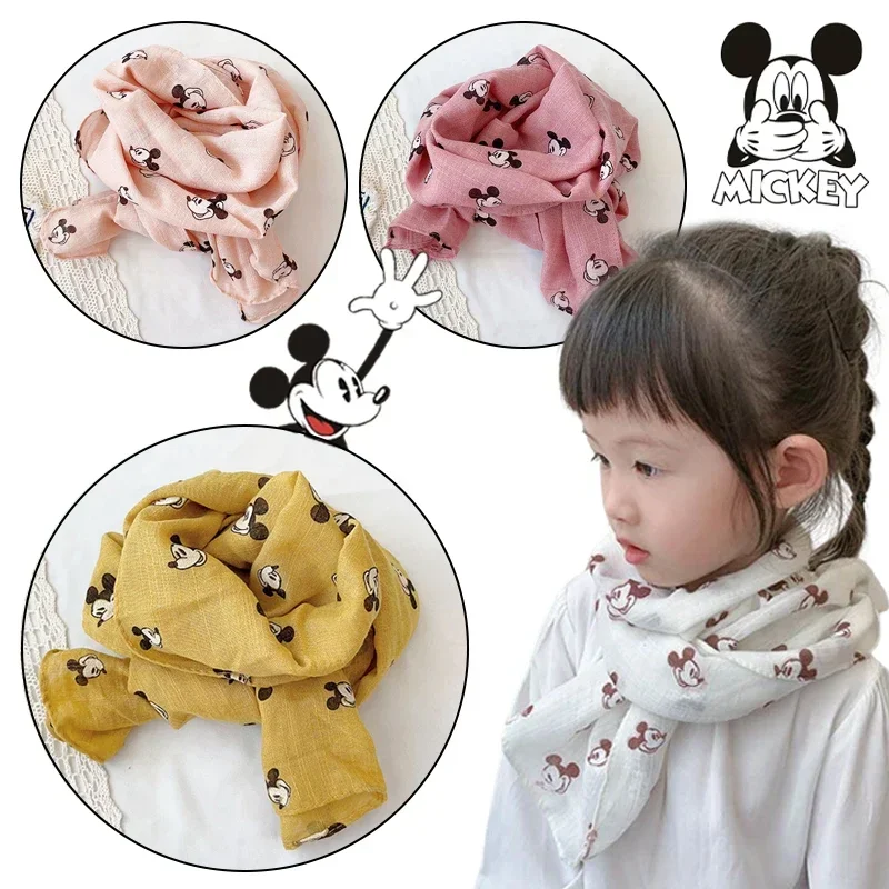 Disney Topolino Sciarpa Cartoon Anime Scialli Avvolge Foulard