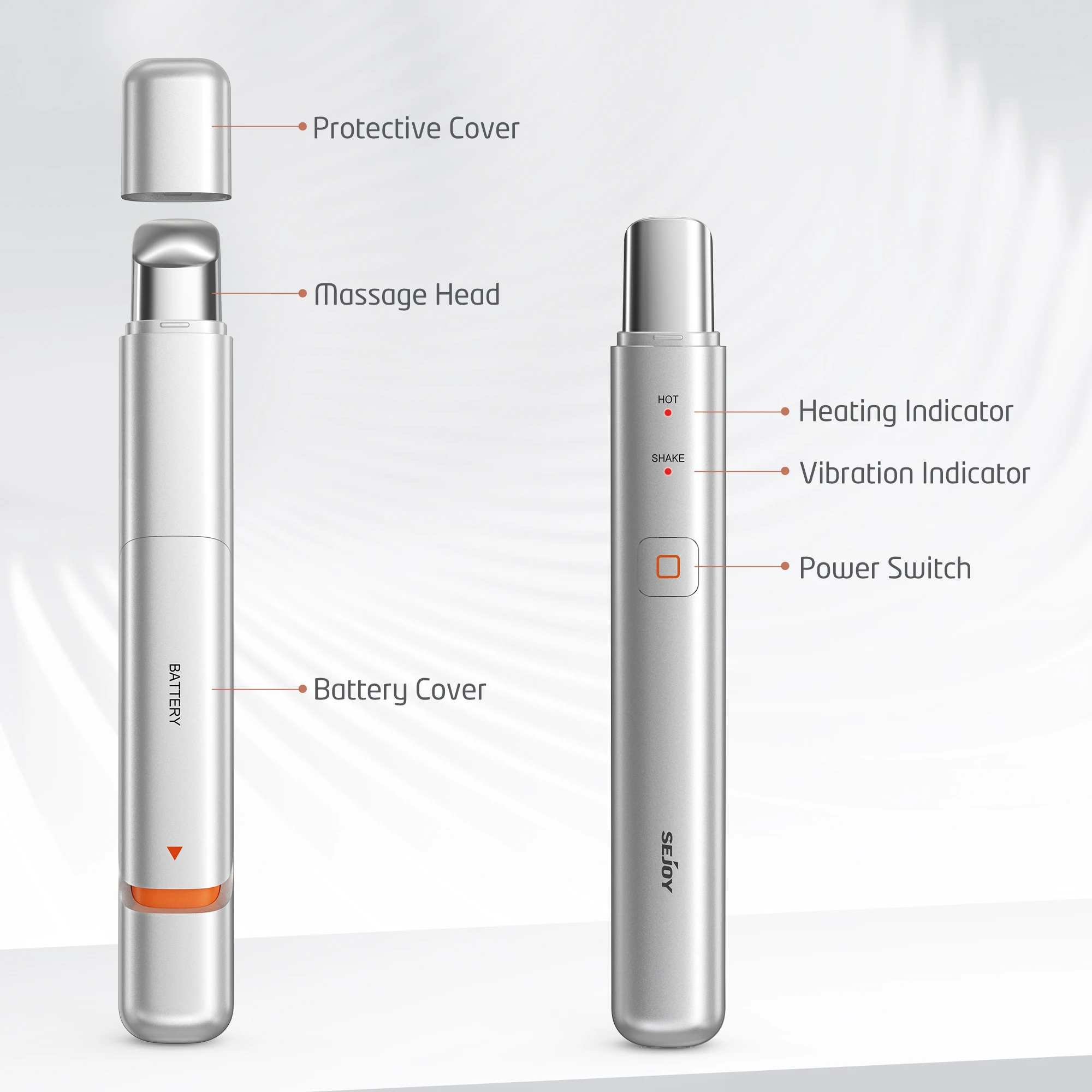 Sejoy I2 Heated Eye Face Massager Tool