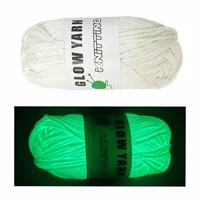 2mm Glow in the Dark Luminous yarn Round Stranded Yarn Polyester Handmade Yarn Luminous Yarn Ball 2