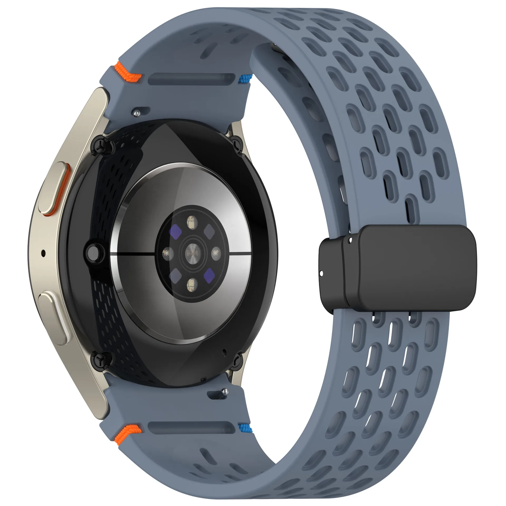 Seamless Silicone Strap with Magnetic Buckle