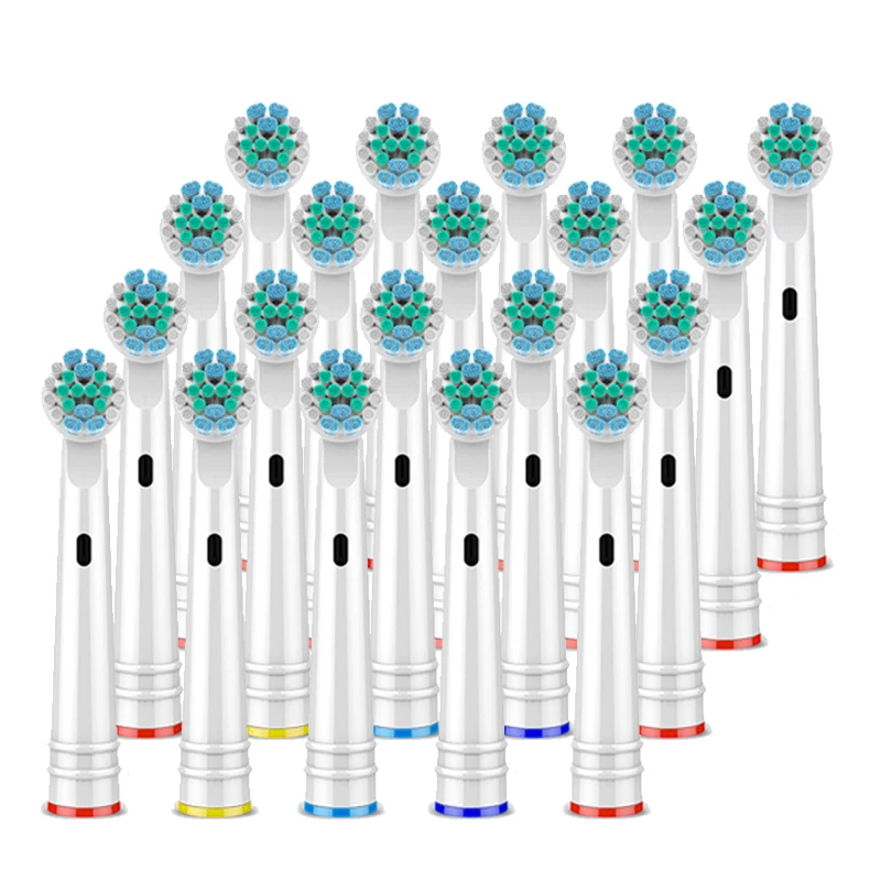 

8/12/16/20pcs Oral B Electric Toothbrush Replacement Brush Heads Individual Package Extra Soft Bristles OC18 D8011 D9525 D25 D30