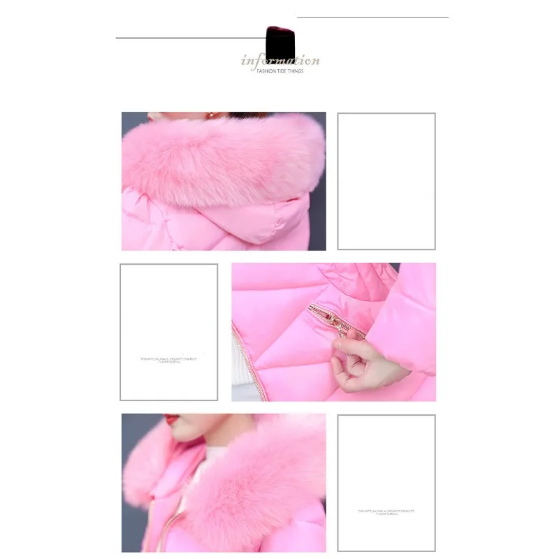 2023 New Women Cotton Coat Winter Jacket Female Loose Large Size Parkas Artificial Fur Collar HoodedOutwear  Warm Thick Overcoat