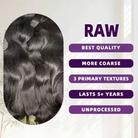 Gowik 12A Lots de mèches de cheveux humains 22 24 26 pouces, Ondulation naturelle, 100% Cheveux vierges brésiliens non traités, Extensions à tissage rapide, Noir naturel 8