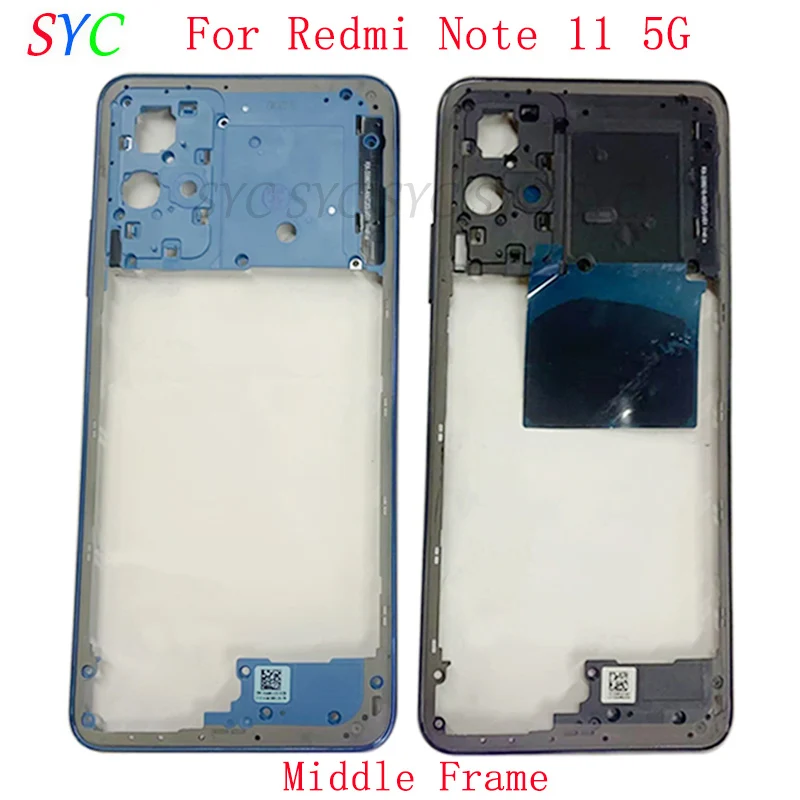 

Middle Frame Center Chassis Cover Housing For Xiaomi Redmi Note 11 5G Phone LCD Frame Repair Parts