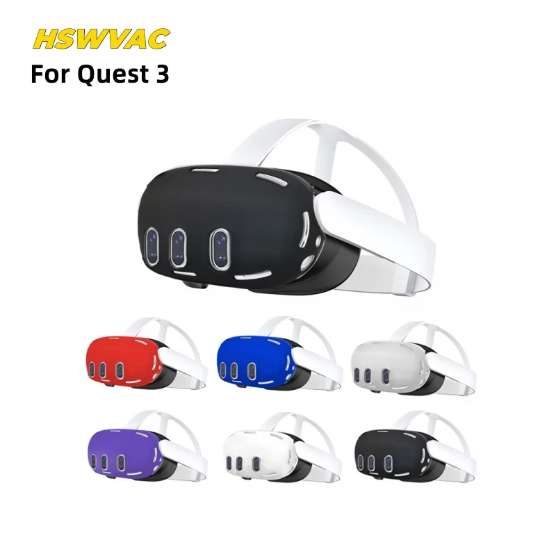 

Силиконовый защитный чехол для Oculus Quest 3, оболочка для гарнитуры виртуальной реальности, оболочка для головы, защита от царапин, аксессуары виртуальной реальности