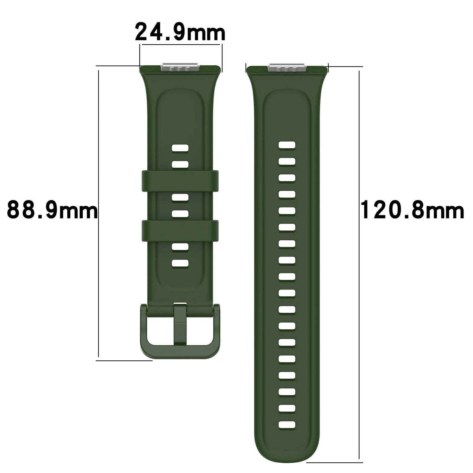 Silicone Waterproof Sport Band Fashion Wristband Replacement Bracelet