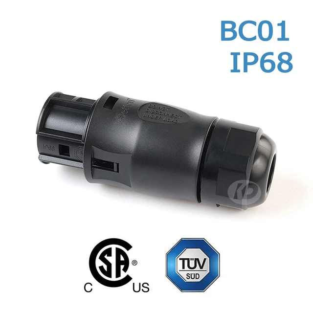 Female Betteri BC01 Connector and Cap, 3-Pole IP68 Waterproof Dustproof PP0  Material TUV 250V-, 25A, CSA 350V-,25A - AliExpress