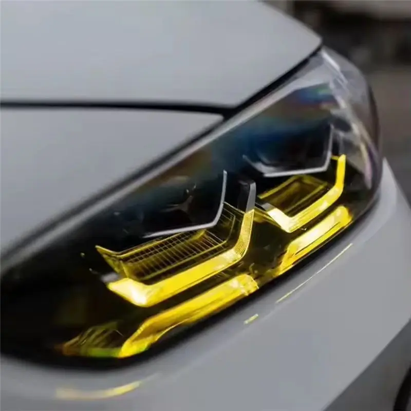 BMW M3 CSL 4 시리즈 G22 G23 G80 G82 레몬 옐로우 DRL LED 모듈 칩 주간 주행등 LED 보드