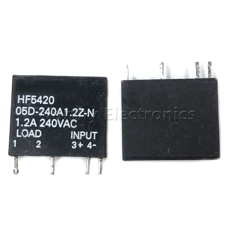 

Free Shipping 10pcs/lot Solid State Relay HF5420 05D-240A1.2Z-N 4pin