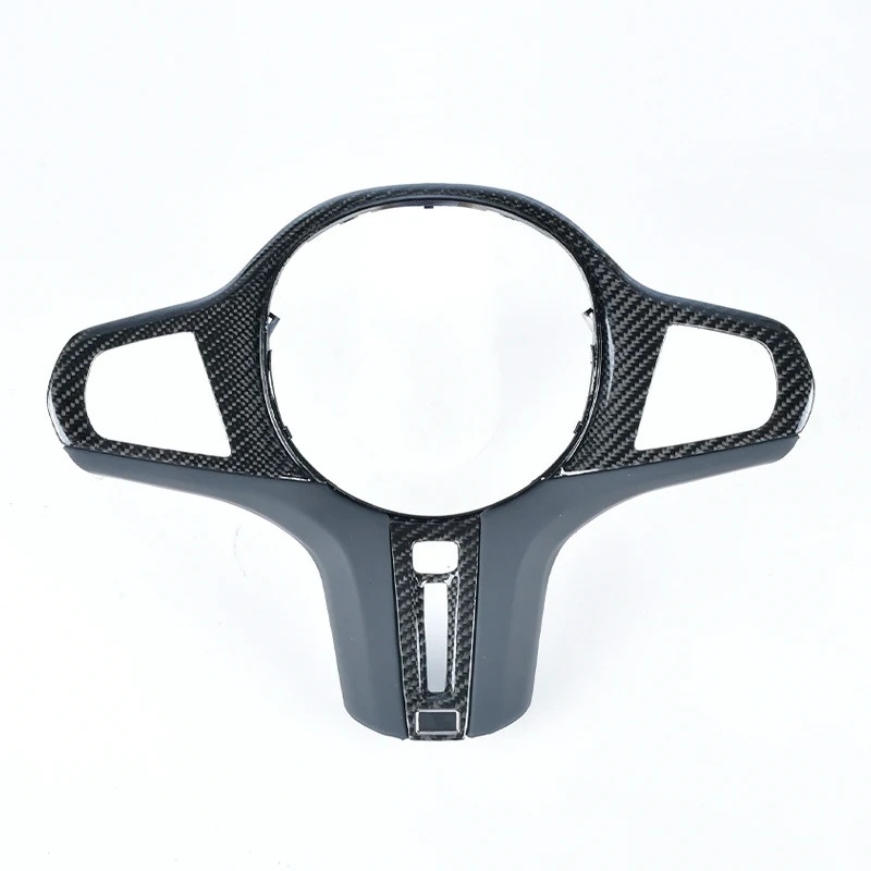 

For BMW 3 4 5 series G31 G32 F90 G14 G15 G16 Real Carbon Fiber Car Steering Wheel Frame Cover M Performance Interior Replacment