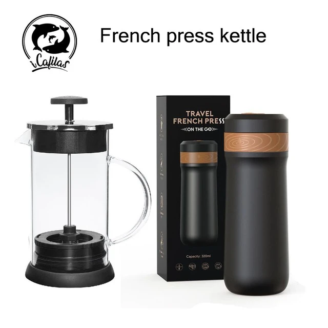 Double-Walled French Press Coffee Mug Thermo Glass AdHoc SINGLE