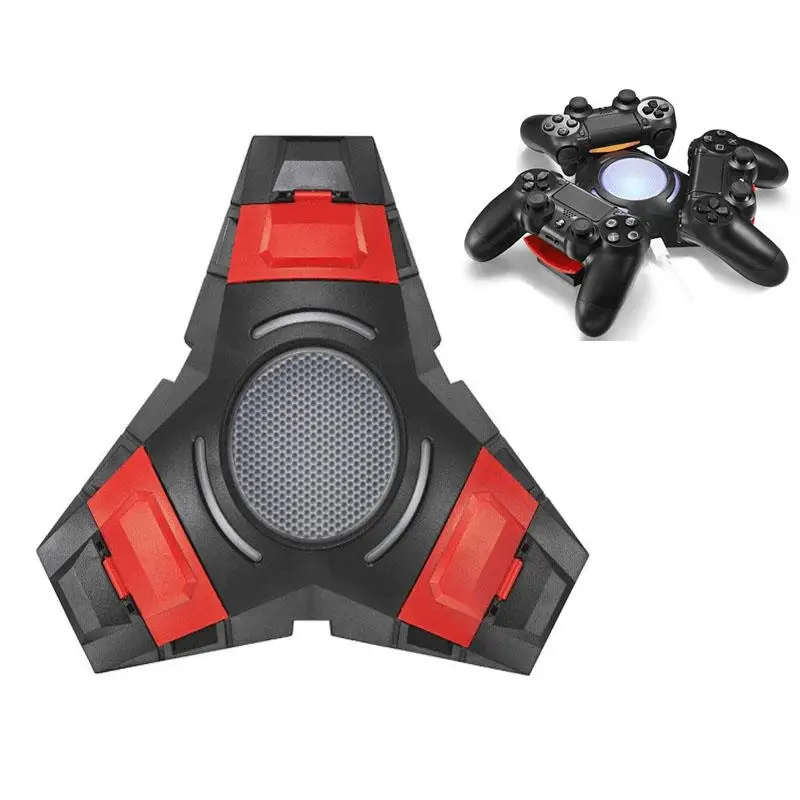 Dropshipping Ps4 Maniglia Caricatore Triangolare Ps4 Slim Wireless Handle Charger Pro Handle Base Staffa Di Ricarica Triangolare