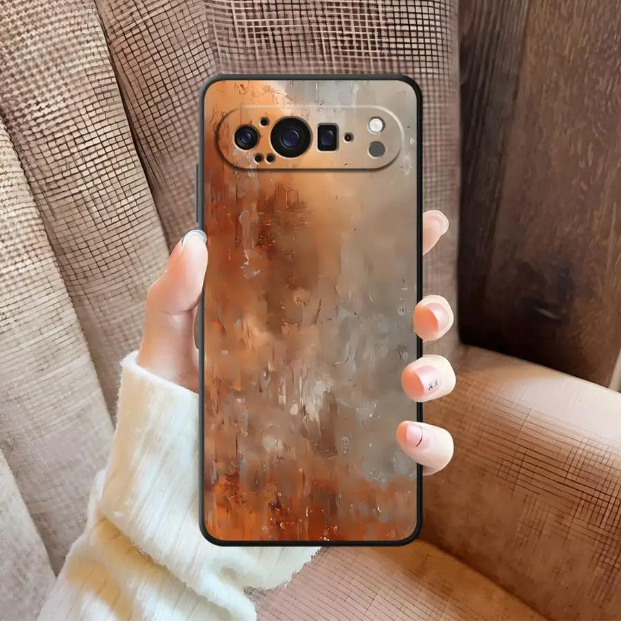Vintage-Inspired Black Soft Shell Phone Case