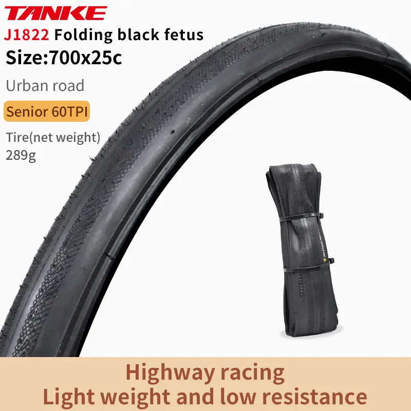 J1822 700x25C Black