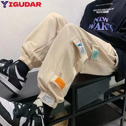 Classic Streetwear Casual Pants Men Harem Jogging Pants Male Slim Fit Spring Cargo Pants y2k streetwear Trouser Male ropa hombre