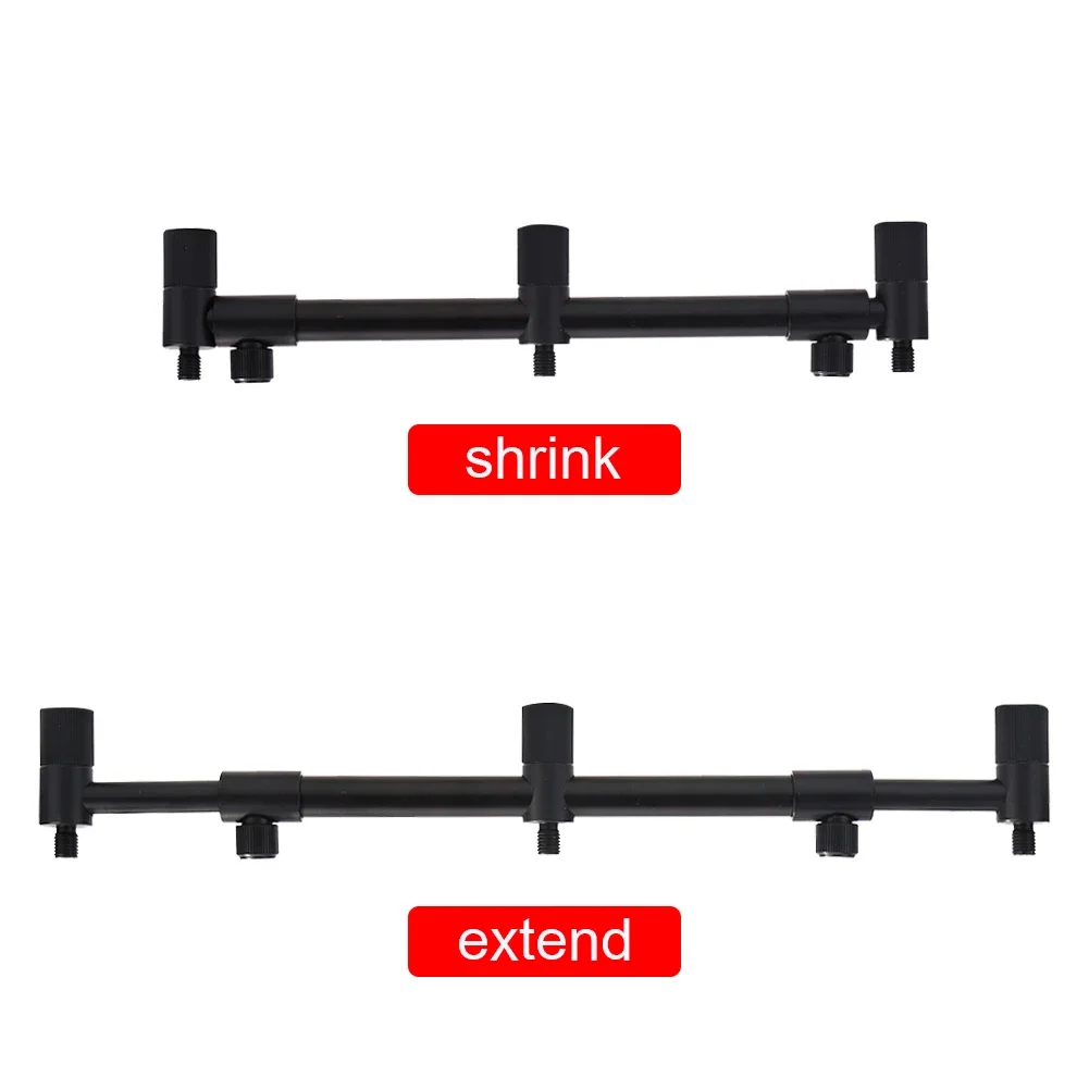 Aluminum Alloy Fishing Rod Bite Alarms Stand Carp Fish Pole Buzz Bar Rest Holder Carp Fishing Buzz Bar Stand Fishing Rod Holder