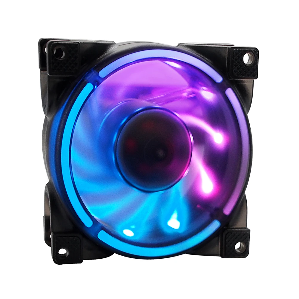 Ventilateur de PC à LED silencieux de 120mm 5V 3 pin, coloré ARGB AURA  SYNC, RB300