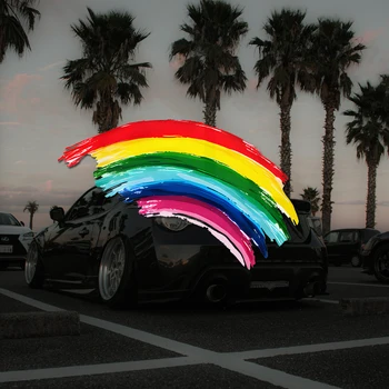 Adesivi per auto Graffiti, adesivi per auto che bloccano i graffi, decorazioni arcobaleno, finestrini auto personalizzati, moto elettriche, wat