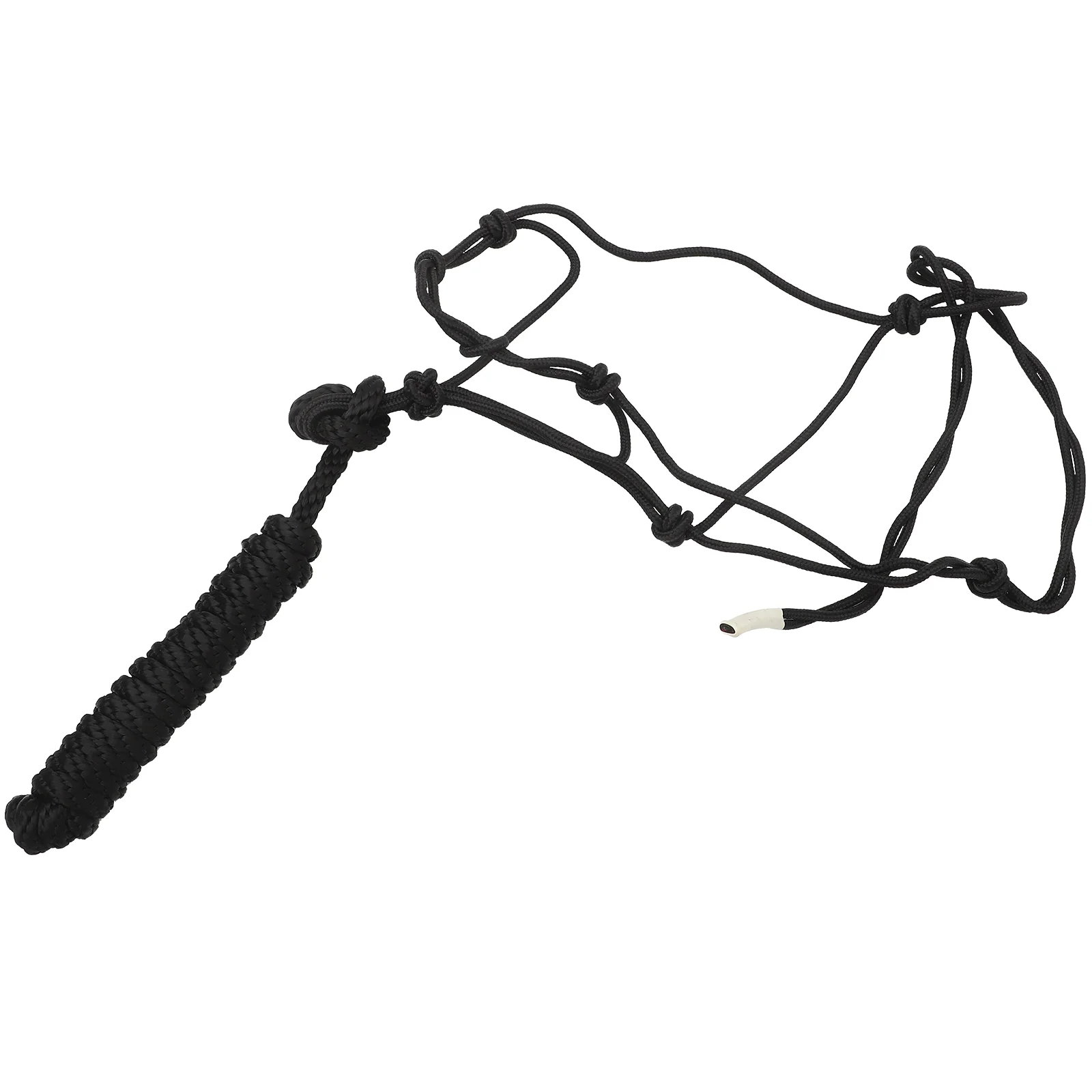 Horse Halter Braid Halter Portable Horse Halter Knot Stiff Cloth Art Training Halter Horse Supply Random Color