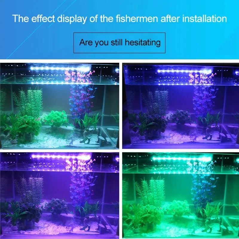 Aquarium Light LED Waterproof Fish Tank Clip Light USB Underwater Decor Lighting Submersible Lamp Plant Grow Lamp Aquatic Decor,aquarium lamp,led lamp,aquarium light