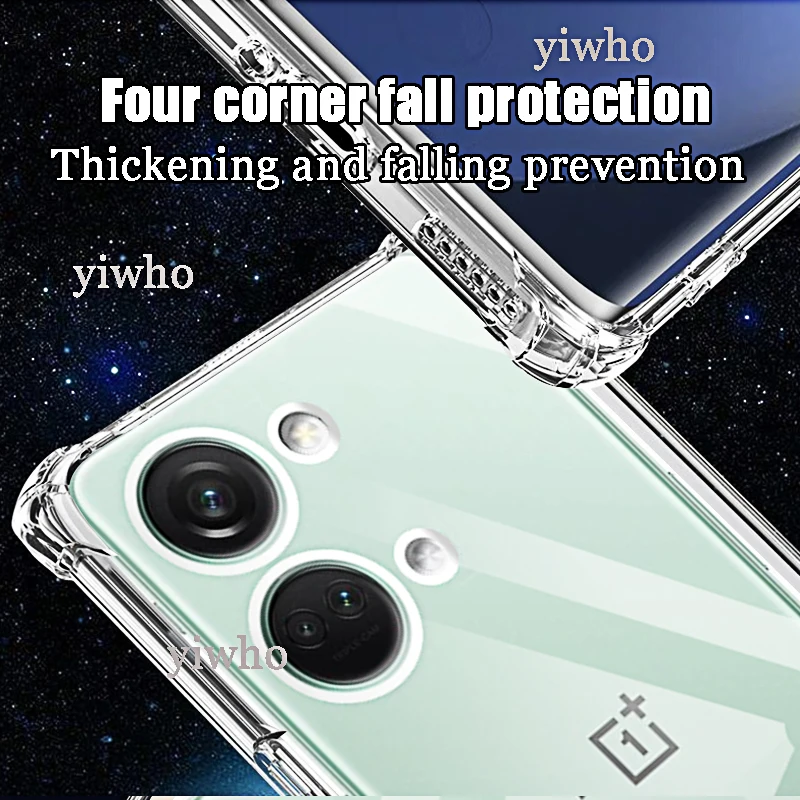 Transparent Soft TPU Clear Back Cover Phone Case