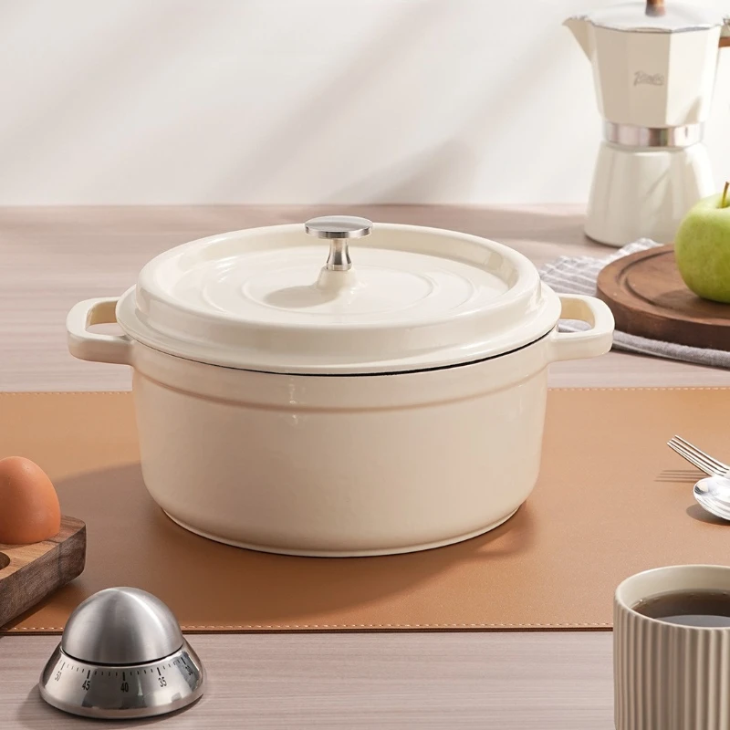 Enameled Cast Iron Casserole Pot 5