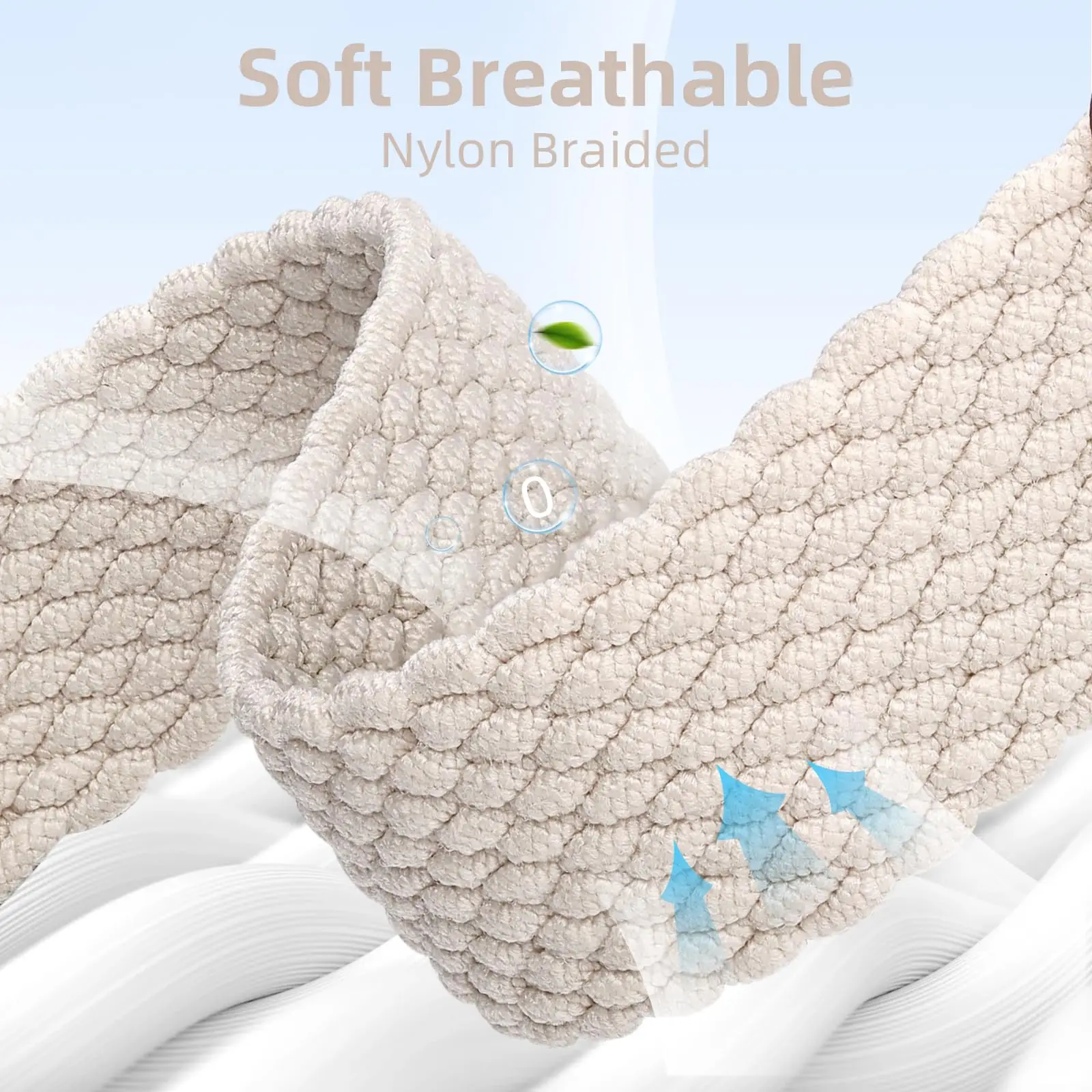 Braided Solo Loop Stretchy Nylon Strap