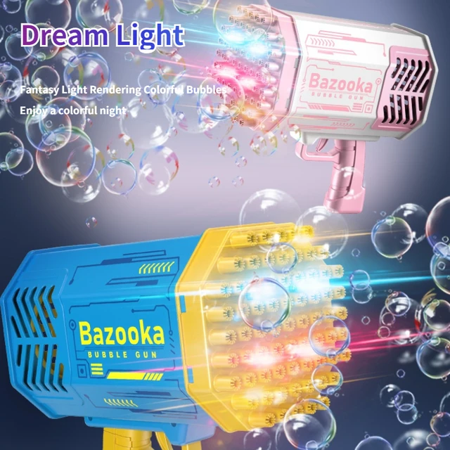 2022 New 69 Holes Electric Bubble Gun Gatlin Bubble Gun Machine Soap Bubbles Magic Bubble for Bathroom Outdoor Toys For Children 5