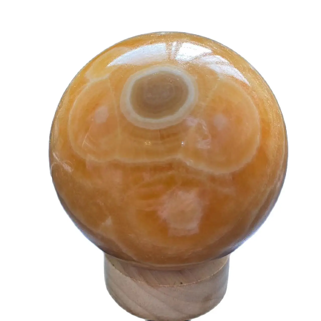 

Natural Yellow Calcite Orange Quartz Sphere Crystal Ball Healing Reiki