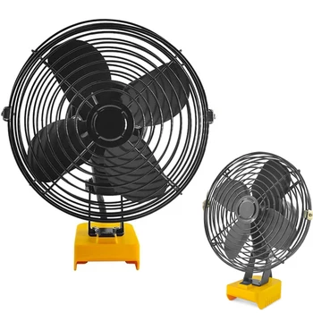 배터리 전원 선풍기, Dewalt 20V 최대 리튬 이온 배터리, 무선 휴대용 작업 선풍기, 저전압 보호, 야외 선풍기