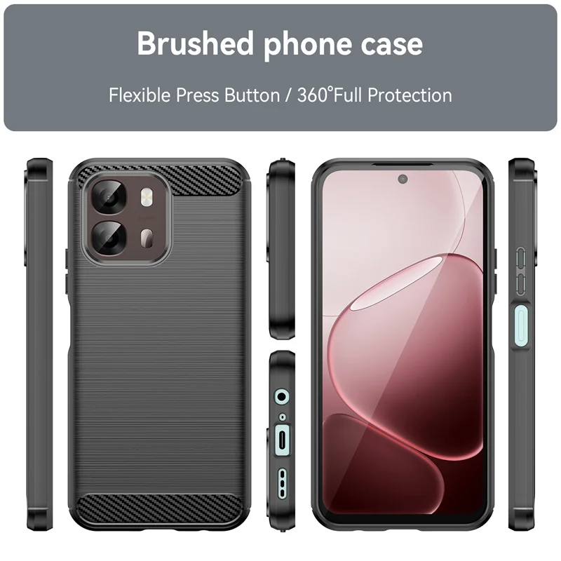 Wire Drawing Flexible TPU Shockproof Protective Case