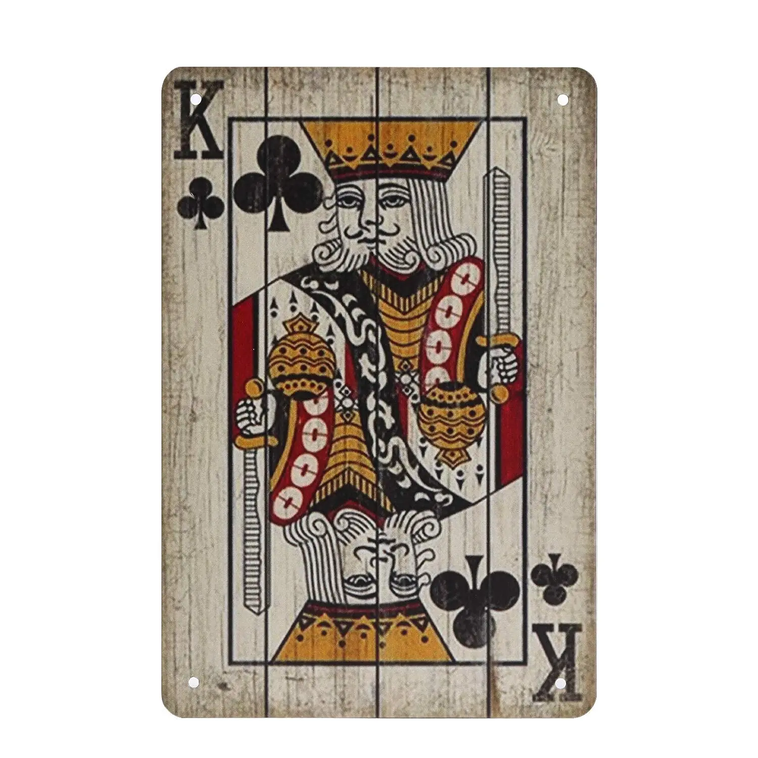 

Vintage Poker Wall Decor Metal Sign Retro Tin Sign Wall Decorative Signs Art Decor For Man Cave Home Cafe Pub Bar 12x18 Inch Plu