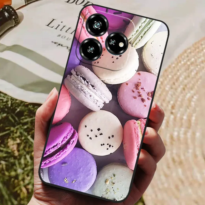 Luxury Painted Silicon Phone Back Cover - Protective Shell Design