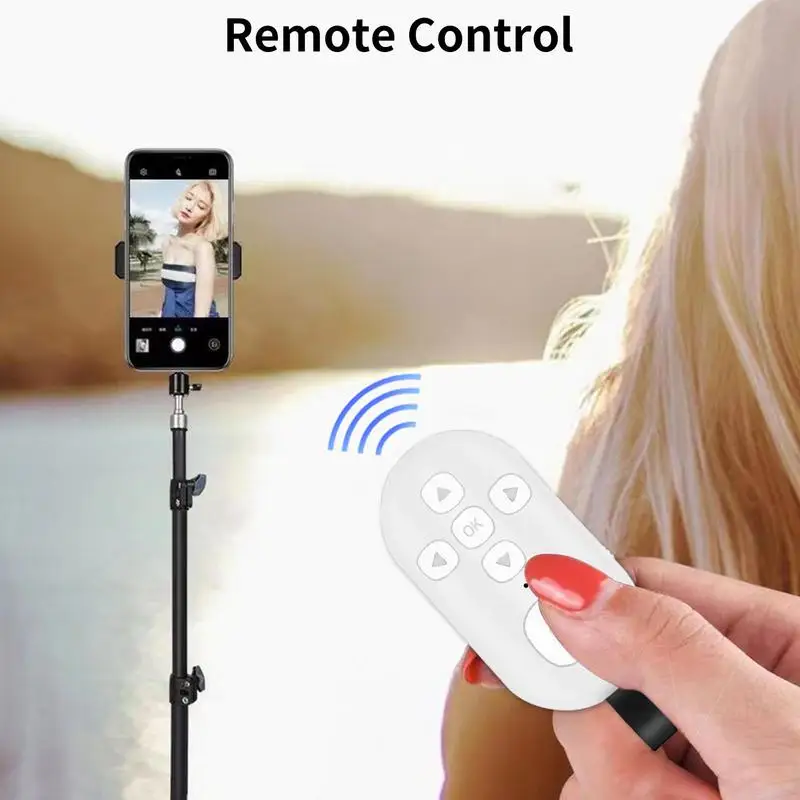 Phone Remote Controller Wireless Camera Shutter Selfie Button Clicker Rechargeable Lithium Battery Smartphones