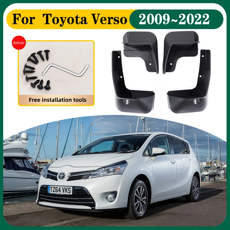Paraspruzzi Per Auto Per Toyota Verso Ar20 Accessori 2009 ~ 2022 Parafanghi Paraspruzzi Per Auto Anteriore Posteriore Accessori Parafango Antispruzzo