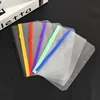 TETP 10pcs A5/A6/A7 Plastic Zipper Bags Pockets DIY Hand Account Collect Storage For Ring Notebook Binder Thicken Resealable 3