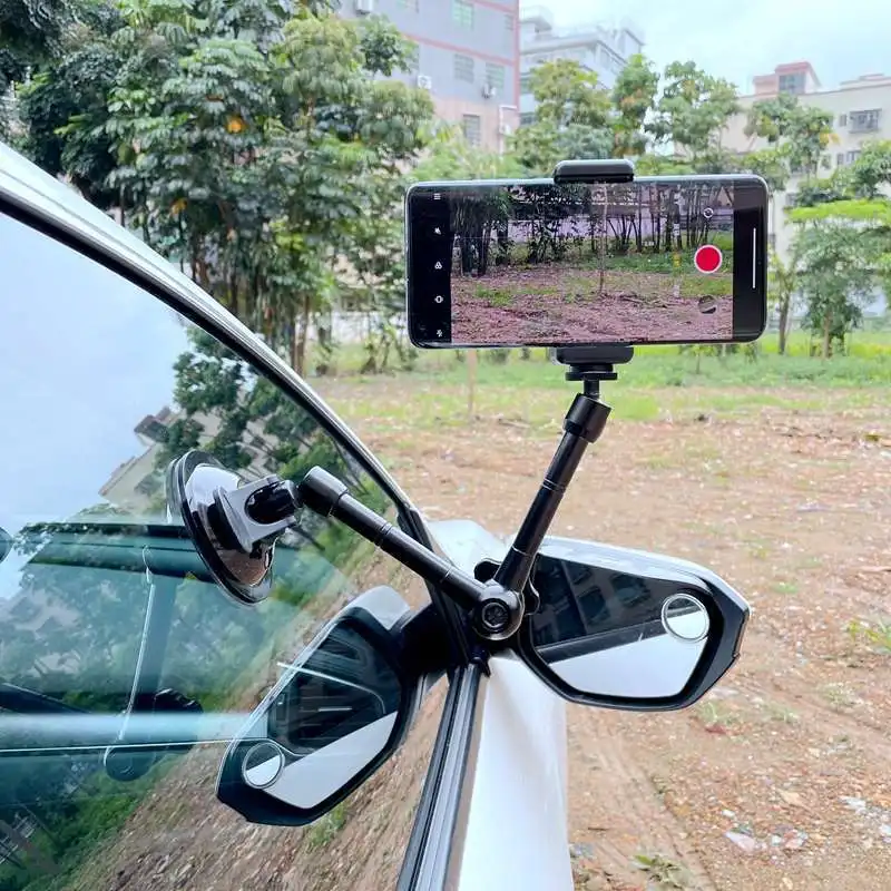 

Автомобильный держатель для телефона, присоска на подголовник лобового стекла, регулируемая поддержка телефона для IPhone, Xiaomi, Redmi, Samsung 4-6,5 дюйма