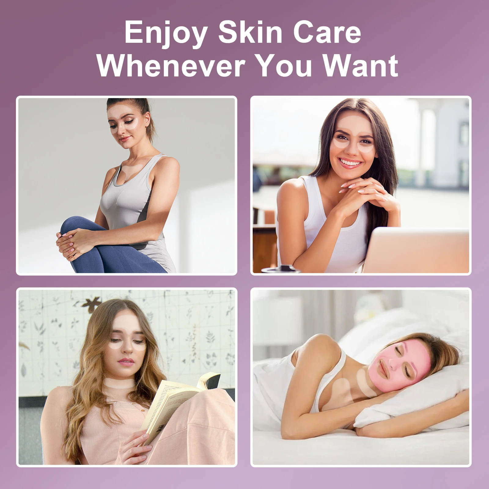 32Pcs Silicone Anti Wrinkle Patches For Chest Face Forehead Neck Facial Mask Facial Sleeping Mask Cover for Smoothing Skin Care