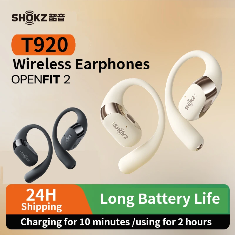 SHOKZ OpenFit 2 T920 Open Wireless Bluetooth Earphones Long