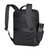 New Brand Genuine Leather with Oxford Men Backpacks Fashion Real Natural Leather Student Backpack Boy Luxury Computer Laptop Bag 4