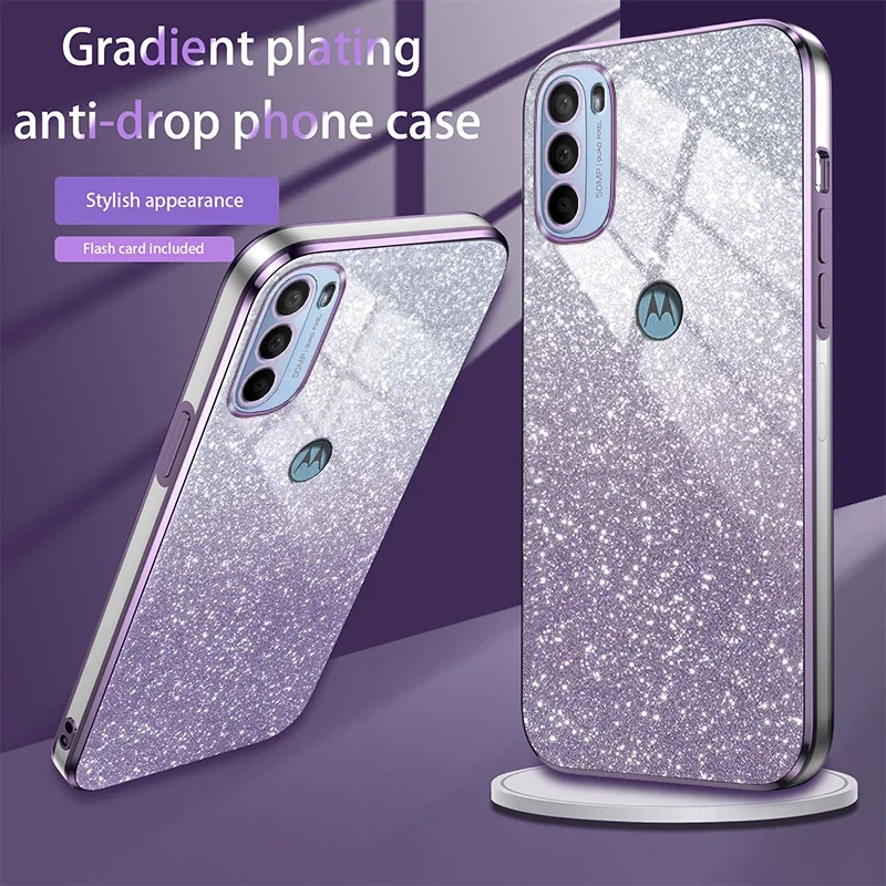 Radiant Gradient Glitter Phone Case Cover