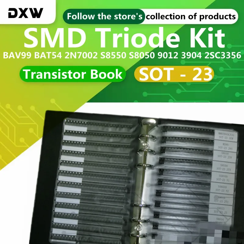 Transistors Kit SMD Triode SOT-23 BAV99 etc. 1500pcs/Lot