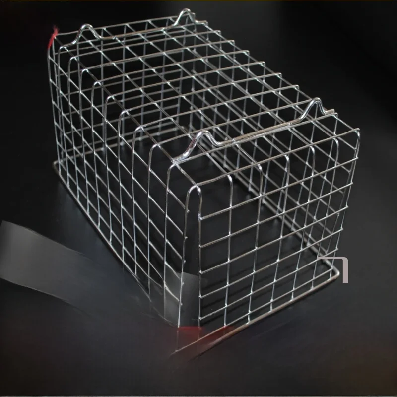 סל אחסון גדול מפלדת אל-חלד 304 למטבח, חדר אמבטיה, מרפסת, סל שירות, מיכל לארגון במקרר