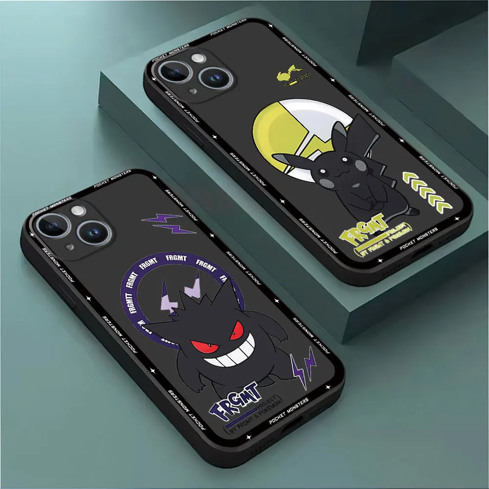 Custodia Per Telefono Pokemon Gengar Pikachu Per Motorola Moto One Fusion Plus Edge 30 Fusion Edge 30 Neo Edge 20 Pro Edge 20 Lite Cover