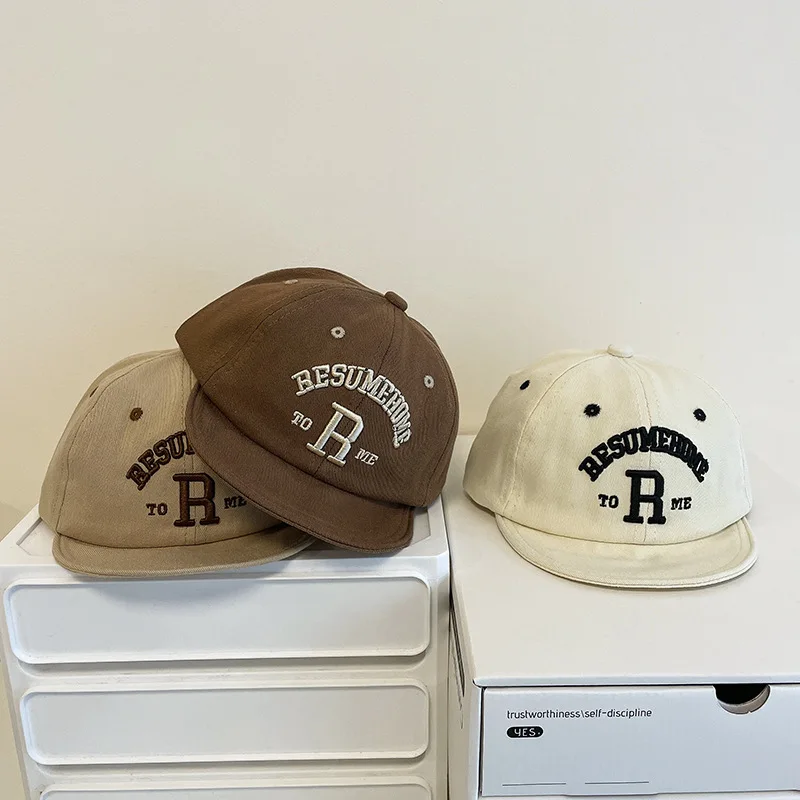 

Korean Letter Embroidery Baby Baseball Cap Summer Baby Boy Girl Peaked Hat Kids Soft Brim Sun Hats Gorras