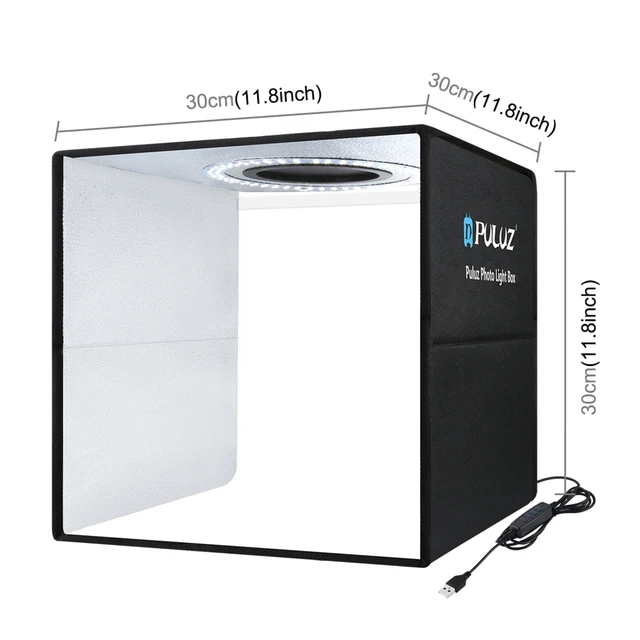 撮影ボックス 2LEDライト40PCS 撮影照明ボックス PULUZ Amazon | PULUZ 撮影ボックス 写真スタジオ「ミニ的に小物専用