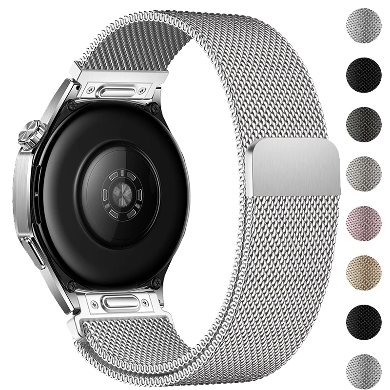 Elegant 22mm Milanese Magnetic Wrist Band Accessory