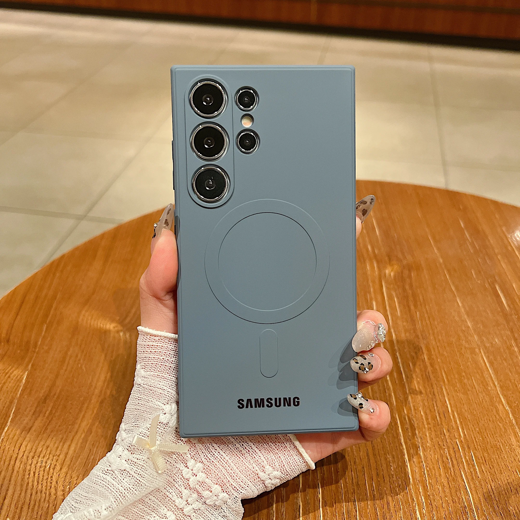 Enhanced Magnetic Silicone Case with Lens Protection - Soft Cover
